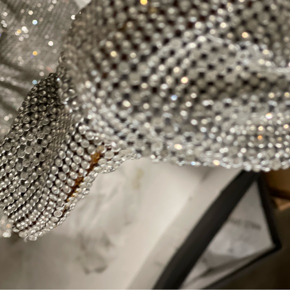 Crystal rhinestones are embellished slouch boots New with defeats - Picture 6 of 10